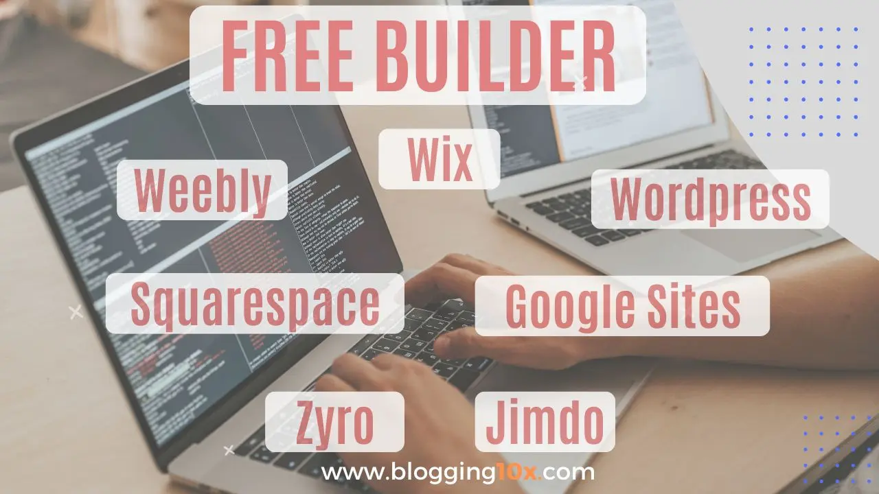 Top 7 Free Website Builders for 2024: Weebly, Wix, WordPress, Squarespace, Google Sites, Zyro, Jimdo